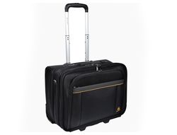 Maletin para portatil exacompta exactive hasta 15.6" con ruedas y asa telescopica negro 450x255x395