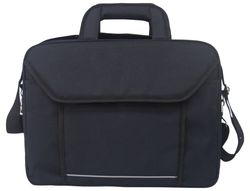 Maletin para Portatil Q-Connect 15,4" Negro 1 Asa 2 Bolsillos Exteriores Medidas 390X290X90 Mm