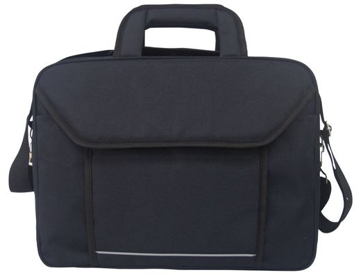 Maletin para Portatil Q-Connect 15,4" Negro 1 Asa 2 Bolsillos Exteriores Medidas 390X290X90 Mm