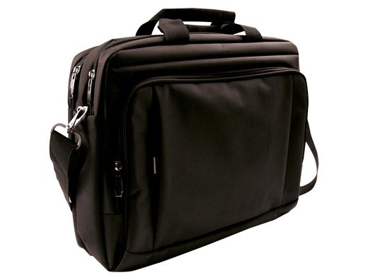 Maletin para Portatil Q-Connect 15,5" Negro 1 Asa 1 Bolsillo Exterior Medidas 390X310X120Mm