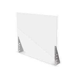 Mampara de De Cristal Templado de Sobremesa 85x70x13 cm