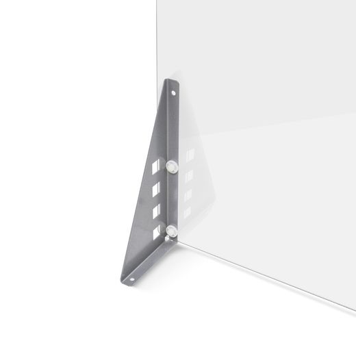 Mampara de De Cristal Templado de Sobremesa 85x70x13 cm