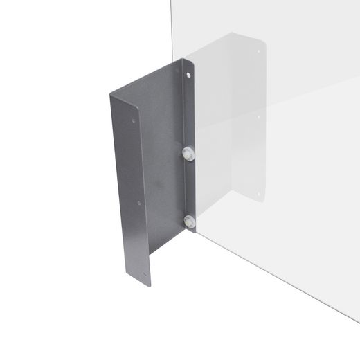 Mampara de De Cristal Templado de Sobremesa 85x70x13 cm