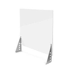 Mampara de De Cristal Templado de Sobremesa 85x70x13 cm