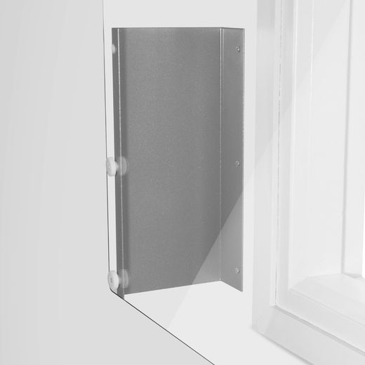 Mampara de De Cristal Templado de Sobremesa 85x70x13 cm
