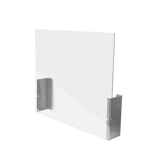 Mampara de De Cristal Templado de Sobremesa 85x70x13 cm