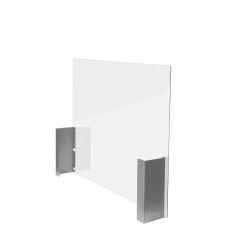 Mampara de De Cristal Templado de Sobremesa 85x70x13 cm