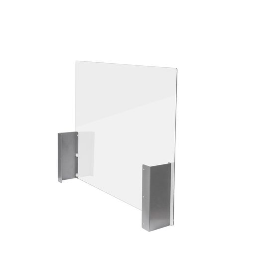 Mampara de De Cristal Templado de Sobremesa 85x70x13 cm