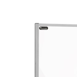 Mampara Móvil de Metacrilato Regulable en Altura con Pantalla Acrílica de 3 mm de 80 cm Ancho Interior