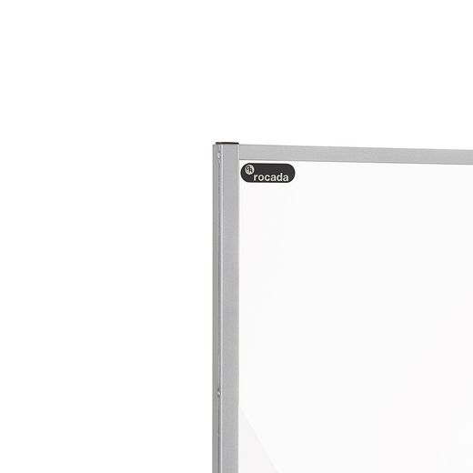 Mampara Móvil de Metacrilato Regulable en Altura con Pantalla Acrílica de 3 mm de 80 cm Ancho Interior