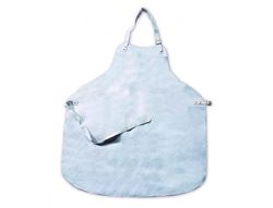 Mandil para soldador faru cuero al cromo con tiras de serraje y anillas 600x900 mm