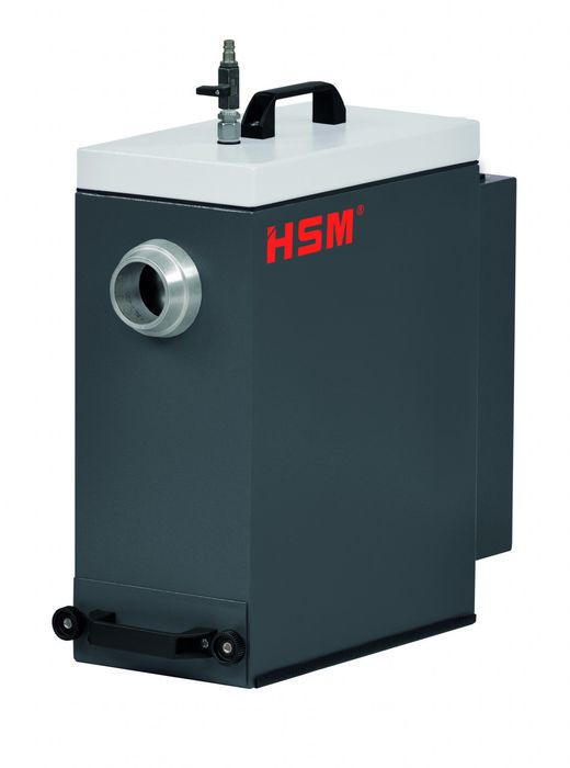 Máquina de acolchado para embalajes HSM ProfiPack P425 corriente trifásica + juego de adaptación para aspirador