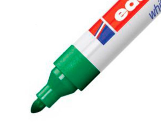 Marcador Edding 660 verde para pizarra blanca