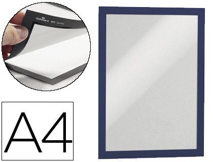 Marco autoadhesivo Durable magaframe A4 azul (2 unidades)