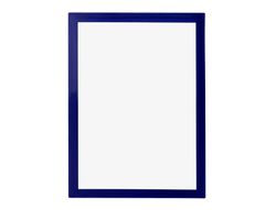 Marco porta anuncios liderpapel magnetico din a4 dorso adhesivo removible color azul