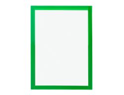 Marco porta anuncios liderpapel magnetico din a4 dorso adhesivo removible color verde