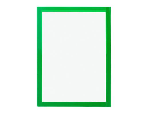 Marco porta anuncios liderpapel magnetico din a4 dorso adhesivo removible color verde