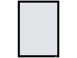 Marco porta anuncios nobo din A3 marco magnetico autoadhesivo color negro pack de 2 unidades