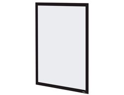Marco porta anuncios nobo din A3 marco magnetico autoadhesivo color negro pack de 2 unidades
