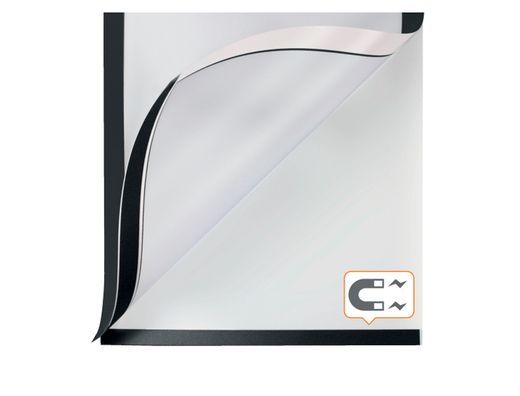 Marco porta anuncios nobo din A3 marco magnetico autoadhesivo color negro pack de 2 unidades
