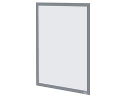 Marco porta anuncios nobo din A3 marco magnetico autoadhesivo color plata pack de 2 unidades