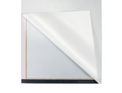 Marco porta anuncios nobo din A4 marco magnetico autoadhesivo color naranja pack de 2 unidades