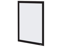 Marco porta anuncios nobo din A4 marco magnetico autoadhesivo color negro pack de 2 unidades