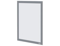 Marco porta anuncios nobo din A4 marco magnetico autoadhesivo color plata pack de 2 unidades