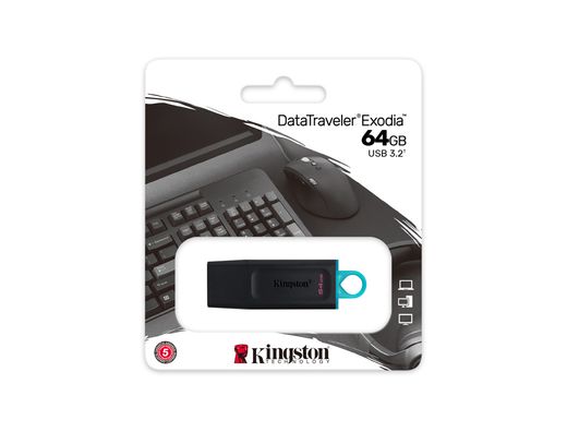 Memoria kingston pendrive exodia 64gb