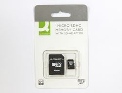 Memoria Sd Micro Q-Connect Flash 64 Gb Clase 10 con Adaptador