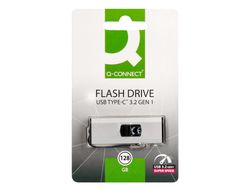 Memoria usb q-connect flash drive 128 gb 3.2 tipo c