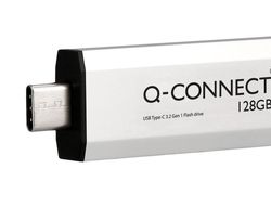 Memoria usb q-connect flash drive 128 gb 3.2 tipo c