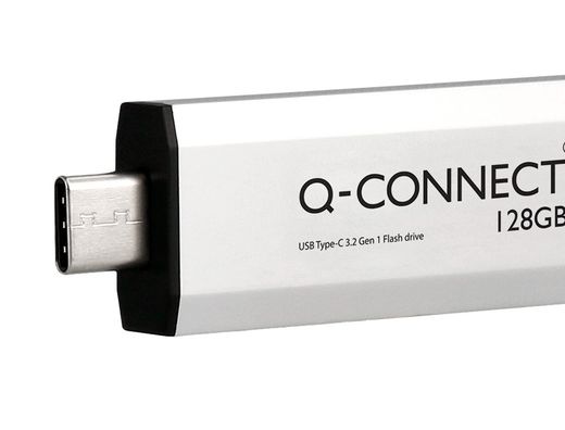 Memoria usb q-connect flash drive 128 gb 3.2 tipo c