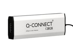 Memoria usb q-connect flash drive 128 gb 3.2 tipo c