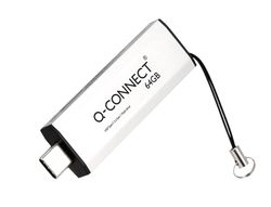 Memoria usb q-connect flash drive 64 gb 3.2 tipo c