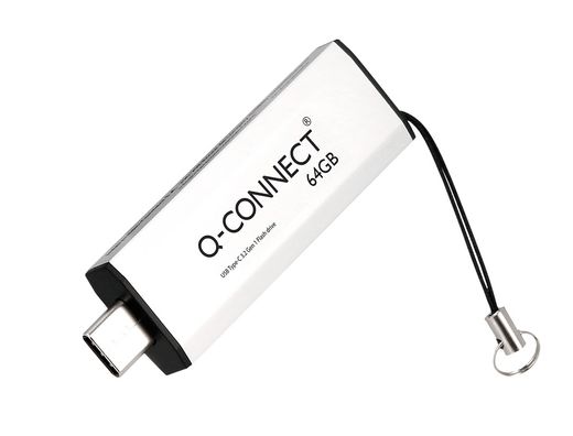 Memoria usb q-connect flash drive 64 gb 3.2 tipo c
