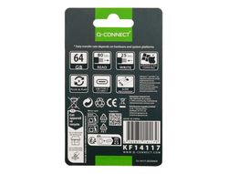 Memoria usb q-connect flash drive 64 gb 3.2 tipo c