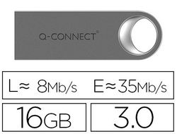 Memoria usb q-connect flash premium 16 gb 3.0
