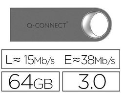 Memoria usb q-connect flash premium 64 gb 3.0