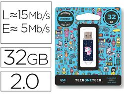 Memoria usb tech on tech unicornio dream 32 gb