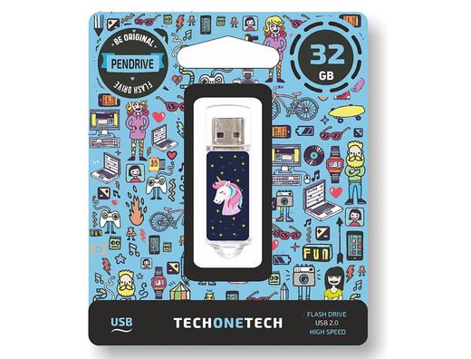 Memoria usb tech on tech unicornio dream 32 gb