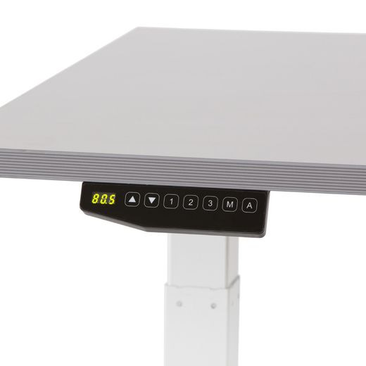 Mesa 160 cm Regulable En Altura Electricamente Con 3 Telescopicos Blanco