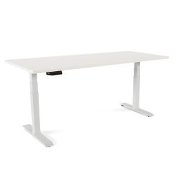 Mesa 180 cm Regulable En Altura Electricamente Con 3 Telescopicos Blanco