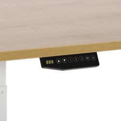 Mesa 180 cm Regulable En Altura Electricamente Con 3 Telescopicos Blanco