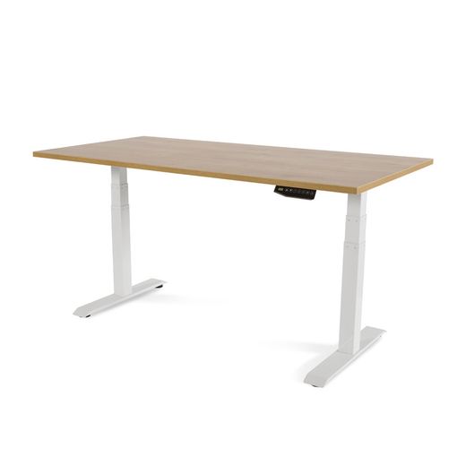 Mesa 180 cm Regulable En Altura Electricamente Con 3 Telescopicos Blanco