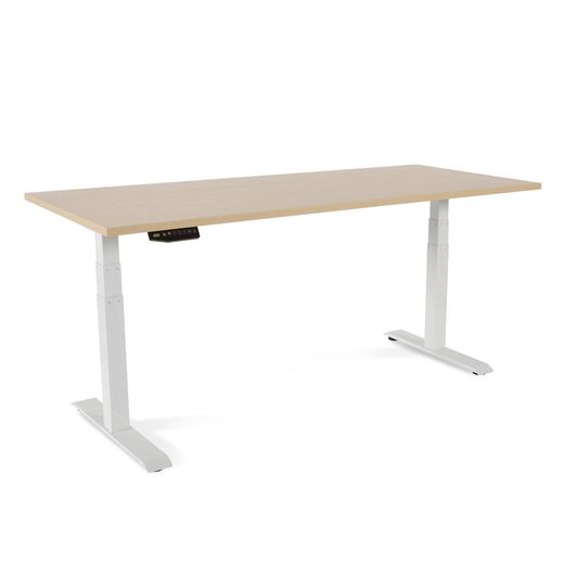 Mesa 180 cm Regulable En Altura Electricamente Con 3 Telescopicos Haya