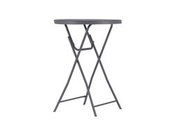 Mesa alta de diámetro 81.3 cm de polietileno modelo NEW ZOWN Cocktail80