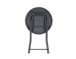 Mesa alta de diámetro 81.3 cm de polietileno modelo NEW ZOWN Cocktail80