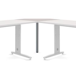 Mesa Ángulo 90º Aluminio/Gris