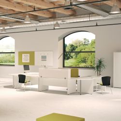 Mesa Ángulo 90º Aluminio/Gris